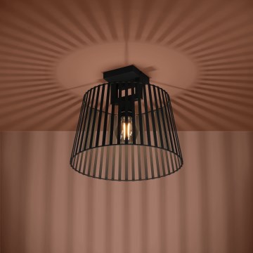 Eglo - Plafón 1xE27/40W/230V negro