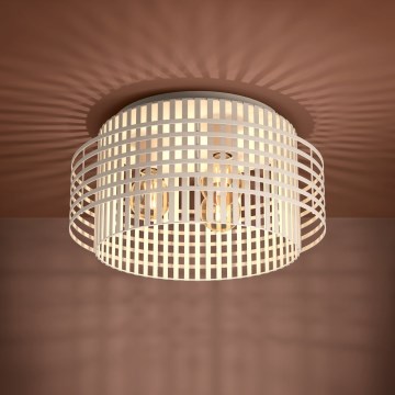 Eglo - Plafón 3xE27/40W/230V color crema