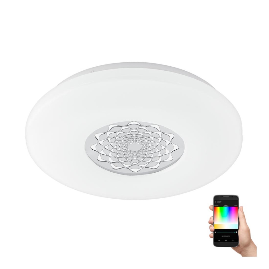 Eglo - Plafón de pared LED RGB regulable CAPASSO-C LED/17W/230V