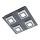 Eglo - Plafón LED 4xLED/3,3W/230V