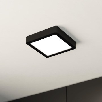 Eglo - Plafón LED de baño LED/11W/230V IP44 negro