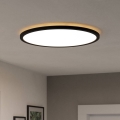 Eglo - Plafón LED de baño LED/16,8W/230V 2700/4000/6500K diá. 50 cm IP44 negro