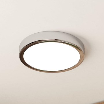 Eglo - Plafón LED de baño LED/17W/230V IP44 cromo brillante