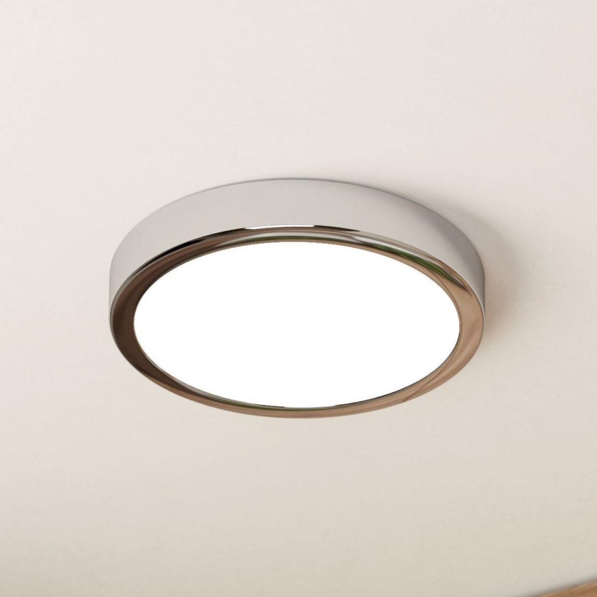 Eglo - Plafón LED de baño LED/17W/230V IP44 cromo brillante