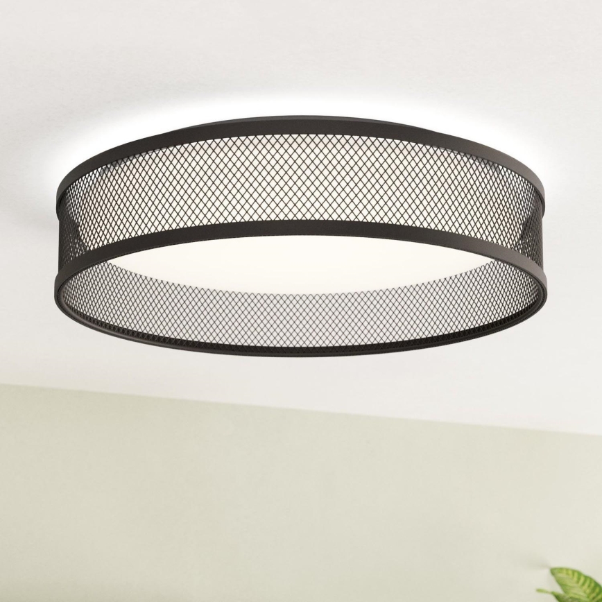 Eglo - Plafón LED LED/20W/230V negro