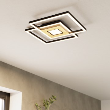Eglo - Plafón LED regulable 2xLED/17W/230V +1xLED/4,2W 2700-6500K + control remoto