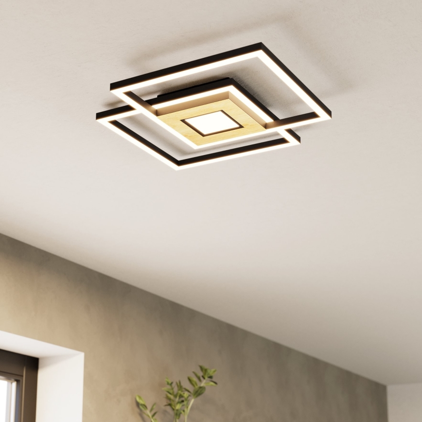 Eglo - Plafón LED regulable 2xLED/17W/230V +1xLED/4,2W 2700-6500K + control remoto