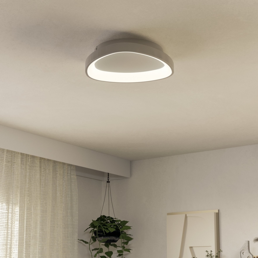 Eglo - Plafón LED regulable LED/12W/230V 2700-6500K blanco + control remoto