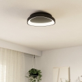 Eglo - Plafón LED regulable LED/12W/230V 2700-6500K negro + control remoto