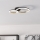 Eglo - Plafón LED regulable LED/12W/230V 4000K negro/dorado