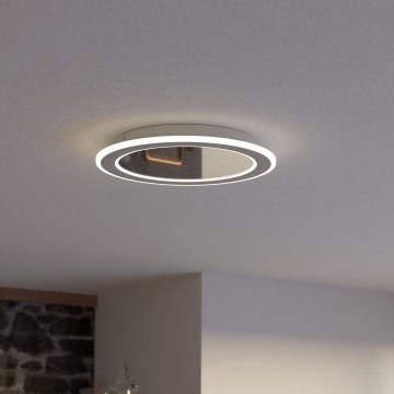 Eglo - Plafón LED regulable LED/20W/230V 2700-6500K blanco + control remoto