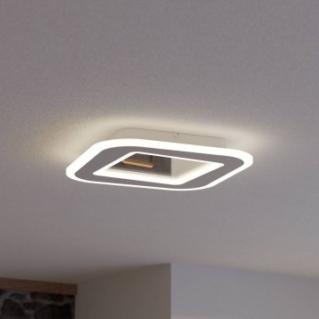 Eglo - Plafón LED regulable LED/20W/230V 2700-6500K blanco + control remoto