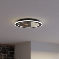 Eglo - Plafón LED regulable LED/20W/230V 2700-6500K negro + control remoto
