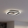 Eglo - Plafón LED regulable LED/20W/230V 2700-6500K negro + control remoto