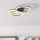 Eglo - Plafón LED regulable LED/20W/230V 4000K negro/dorado