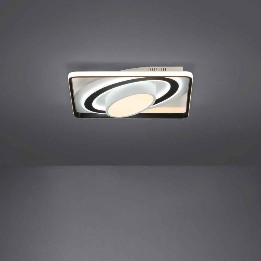 Eglo - Plafón LED regulable LED/21,5W/230V + LED/10,5W + LED/3W 3000-6500K negro + control remoto