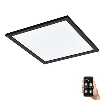 Eglo - Plafón LED regulable LED/21,5W/230V negro ZigBee