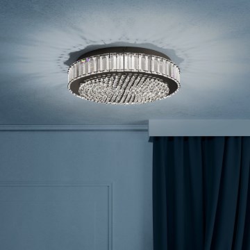 Eglo - Plafón LED regulable LED/23,5W/230V 4000K negro