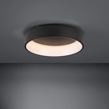 Eglo - Plafón LED regulable LED/35,2W/230V 3000K negro