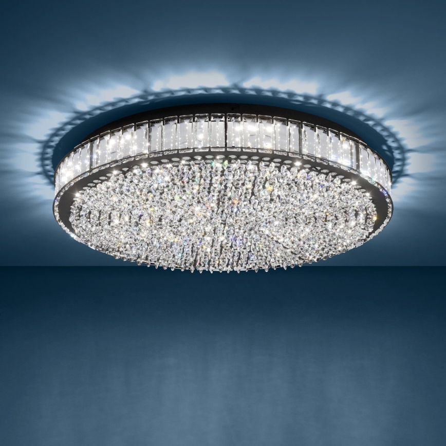 Eglo - Plafón LED regulable LED/52,4W/230V 4000K negro