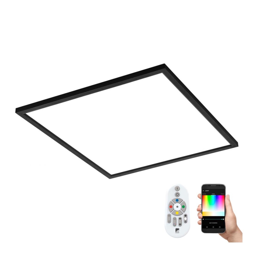 Eglo - Plafón LED RGB regulable SALOBRENA-C LED/30,5W/230V + control remoto