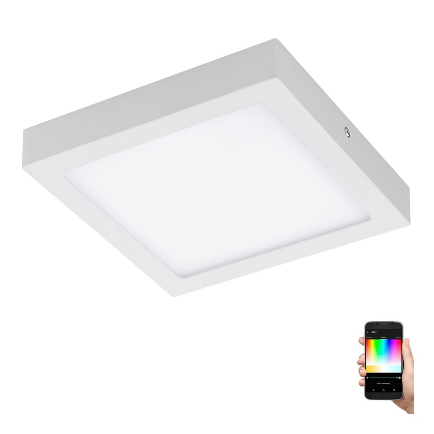 Eglo - Plafón LED RGBW regulable FUEVA-C LED/15,6W/230V Bluetooth