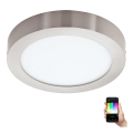 Eglo - Plafón LED RGBW regulable FUEVA-C LED/21W/230V Bluetooth
