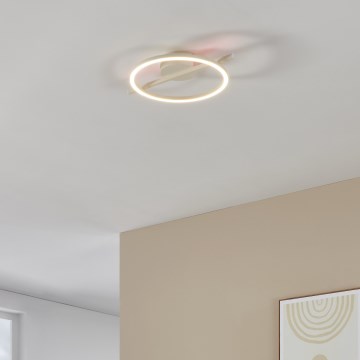 Eglo - Plafón LED RGBW regulable LED/17W/230V 2700-6500K blanco + control remoto