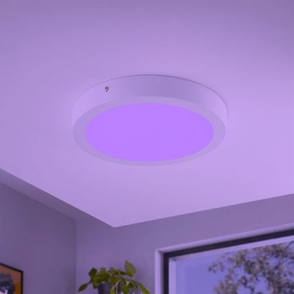 Eglo - Plafón regulable RGBW FUEVA-C LED/21W/230V