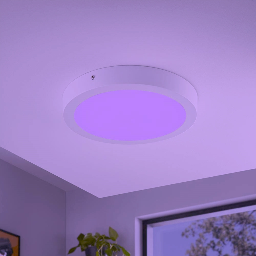 Eglo - Plafón regulable RGBW FUEVA-C LED/21W/230V