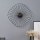 Eglo - Reloj de pared 1xAA 50x50 cm negro