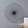 Eglo - Reloj de pared 1xAA 60x60 cm negro