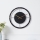 Eglo - Reloj de pared 1xAA diá. 40 cm negro/dorado