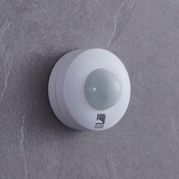 Eglo - Sensor de movimiento exterior 12 m blanco IP44