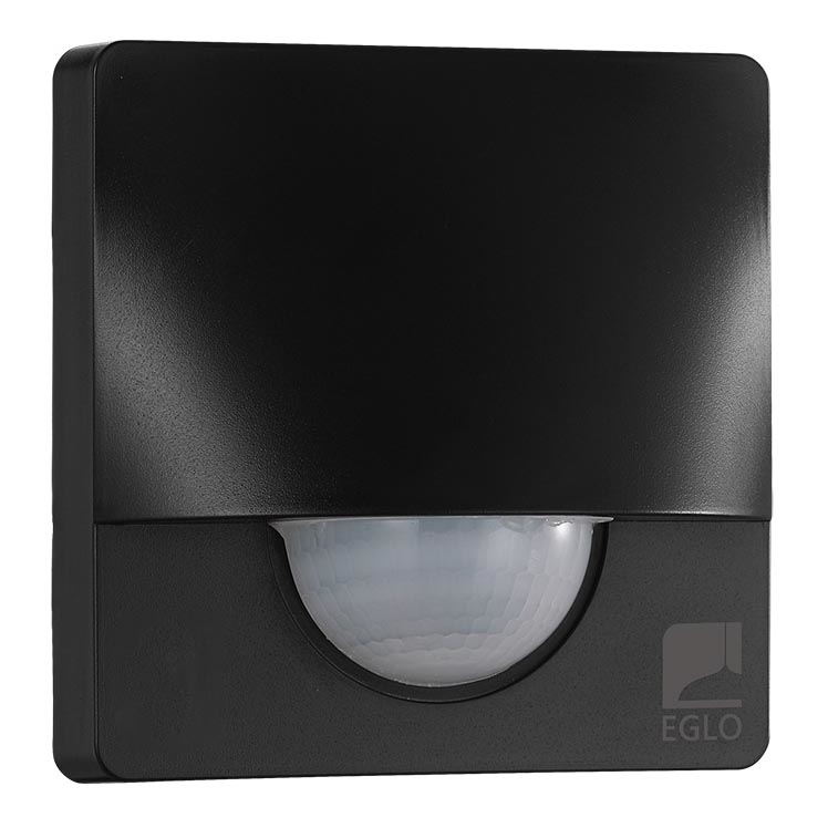 Eglo - Sensor de movimiento exterior 12 m negro IP44