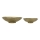 Eglo - SET 2x Bandeja decorativa diá. 28/21 cm dorado