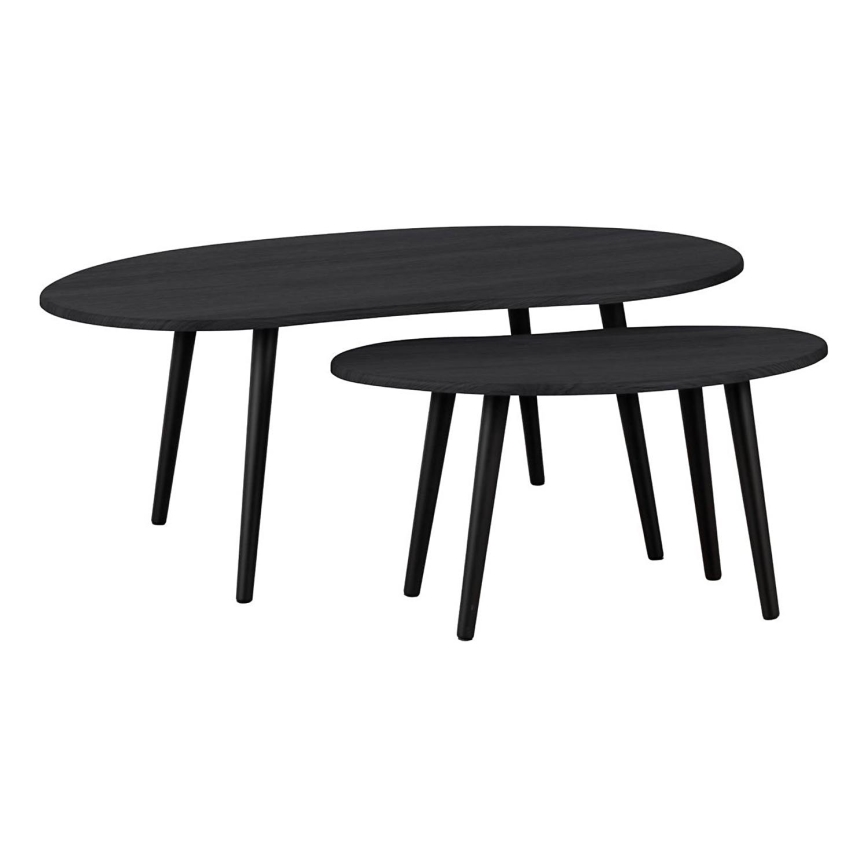 Eglo - SET 2x Mesa auxiliar negro