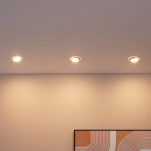 Eglo - SET 3x Iluminación LED empotrada de techo PENETO 3xGU10-LED/5W/230V