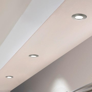 Eglo - SET 3x Iluminación LED empotrada de techo PINEDA 1xLED/4,9W/230V