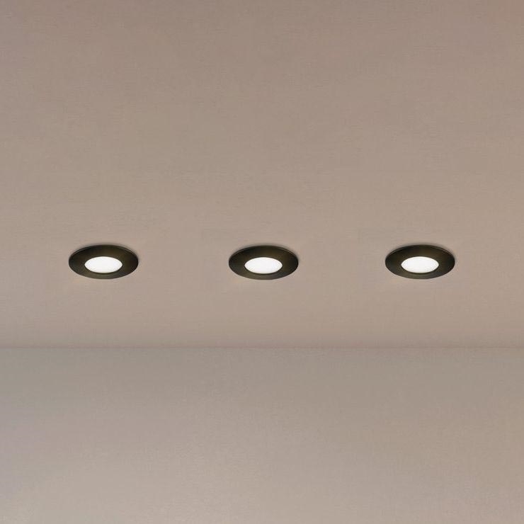 Eglo - SET 3x Lámpara empotrable LED para baños PINEDA LED/4,9W/230V IP44