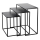 Eglo - SET 3x Mesa auxiliar negro