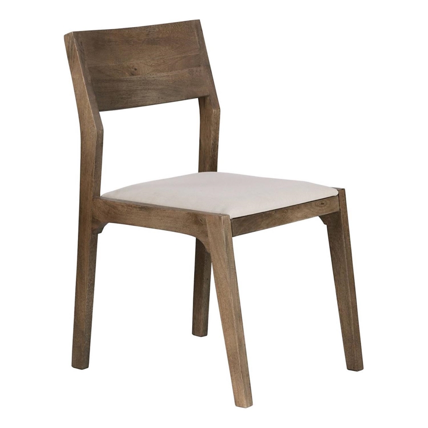 Eglo - Silla de comedor 84x55 cm marrón/color crema