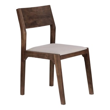 Eglo - Silla de comedor 84x55 cm marrón/crema
