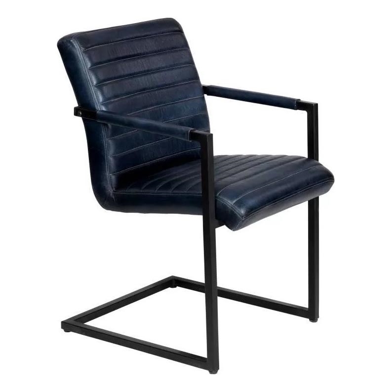 Eglo - Silla de comedor 90x53 cm azul