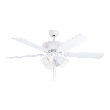 Eglo - Ventilador de techo 3xE27/40W/230V blanco