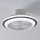 Eglo - Ventilador de techo LED regulable LED/25,5W/230V blanco/gris 2700-6500K + mando a distancia