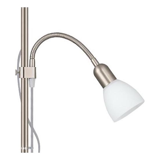 Eglo - Vidrio de recambio para lámpara de pie de lectura UP 4 diá. 8 cm blanco