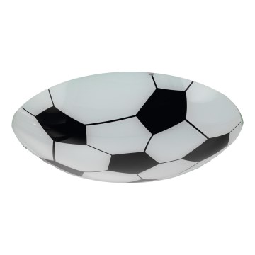 Eglo - Vidrio de recambio para lámpara de techo TABARA E27 diá. 25 cm balón de fútbol