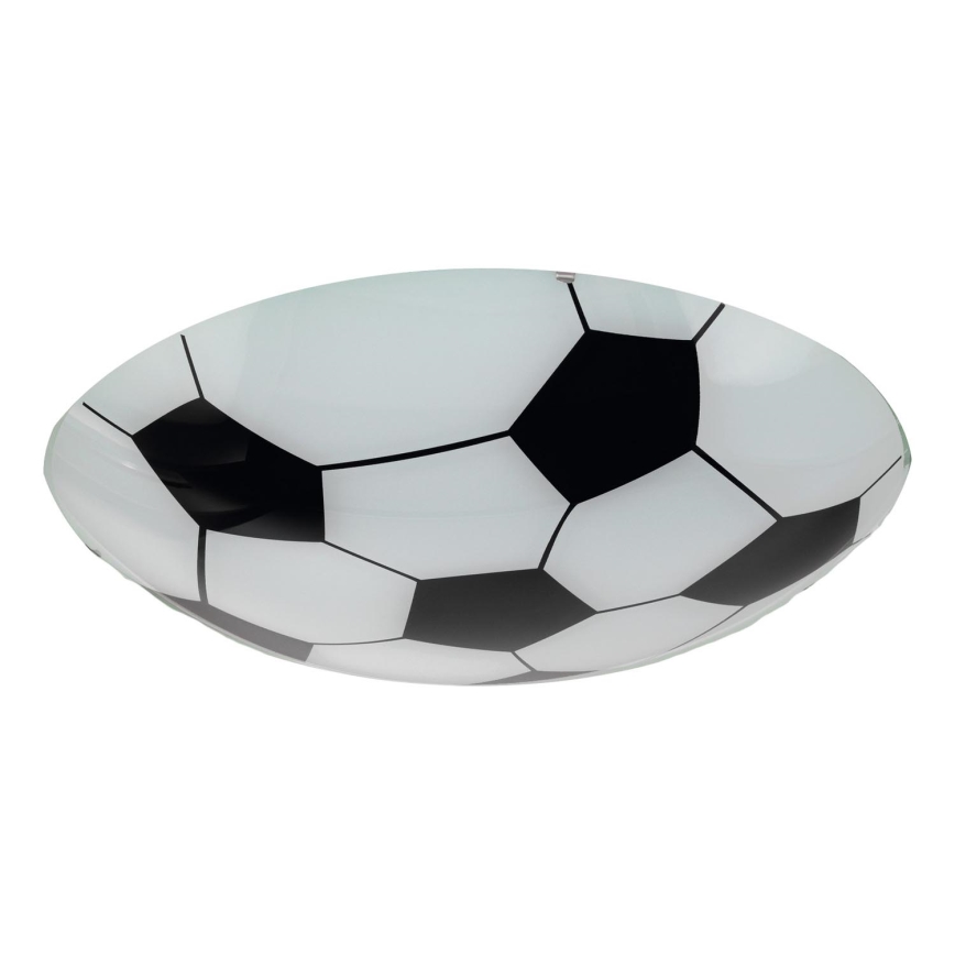 Eglo - Vidrio de recambio para lámpara de techo TABARA E27 diá. 25 cm balón de fútbol