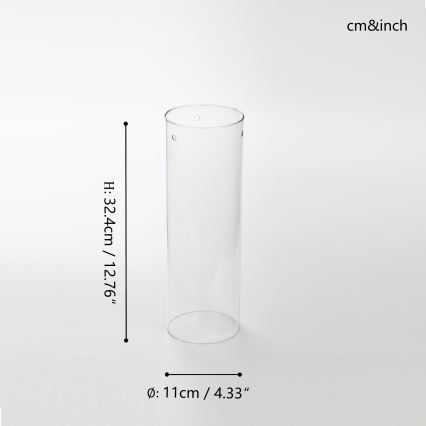 Eglo - Vidrio de repuesto para lámpara de araña PINTO diá. 11 cm Exterior